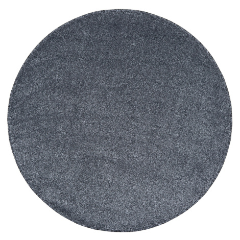 Kusový koberec Apollo Soft antra kruh - 200x200 (průměr) kruh cm Vopi koberce
