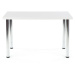 HALMAR Modex 120 jedálenský stôl biela / chróm