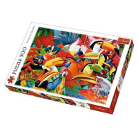 Trefl puzzle Farebné vtáky 500