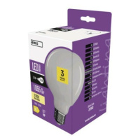 LED žiarovka Filament G95 7,8W E27 teplá biela