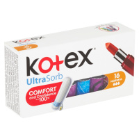 KOTEX® Tampons UltraSorb Normal hygienické tampóny 16 ks