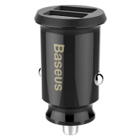 Baseus CCALL-ML01 Grain Nabíjačka do Autá 15.5W 2x USB Black