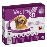 Vectra 3D dog L pipety proti kliešťom a blchám pre psy 25-40kg