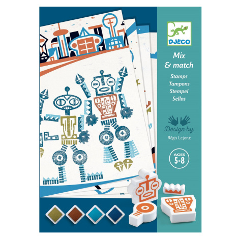 Výtvarná hra - Pečiatky a roboty DJECO
