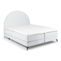 Svetlosivá boxspring posteľ s úložným priestorom 160x200 cm Sunrise – Cosmopolitan Design