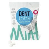 DENTTABS prírodná zubná pasta v tabletách s fluoridom 125 ks