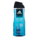 ADIDAS 3v1 After Sport sprchový gel na tělo a vlasy pro muže 400 ml