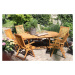 TEXIM VIET - záhradný jedálenský stôl + 6x stolička VIET