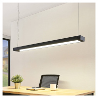 Arcchio Cuna závesné LED, čierna, hranaté 122 cm