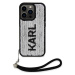 Karl Lagerfeld Sequins Reversible Zadný Kryt pre iPhone 15 Pro Black/Silver