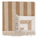 Hnedo–béžový bavlnený uterák 50x100 cm Elaia – Bloomingville