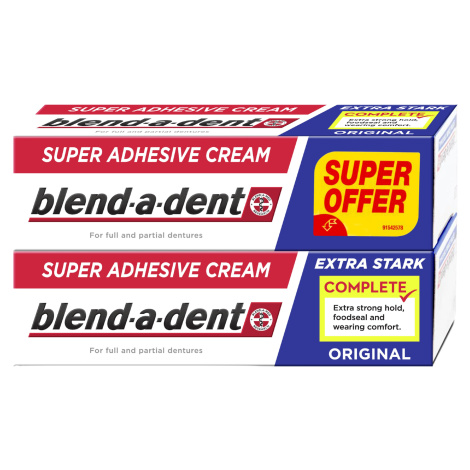 BLEND-A-DENT Fixačný krém Original Complete 2 x 47 g