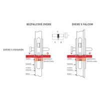 DK - PEXTRA plus combi US G - s gombíkom NIM - nikel matný D 65 + V 75 mm