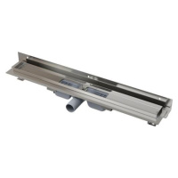 Alca plast Odtokové žľaby - Sprchový žľab Flexible Low, 750 mm, nerez APZ104-750