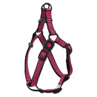 Postroj Active Dog Premium M ružový 2x53-77cm