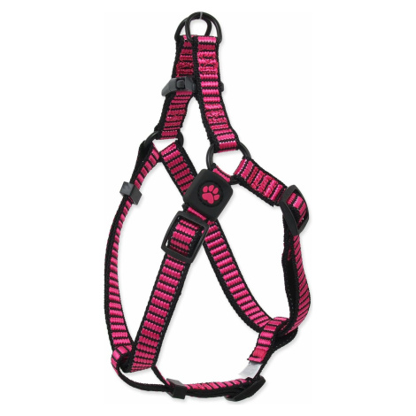 Postroj Active Dog Premium M ružový 2x53-77cm