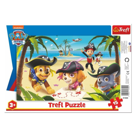 TREFL Puzzle doskové Priatelia z Tlapkovej patroly 33 x 23 cm 15 ks