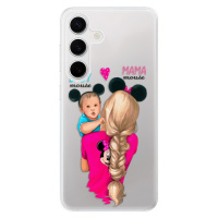 Odolné silikónové puzdro iSaprio - Mama Mouse Blonde and Boy - Samsung Galaxy S24