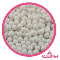 SweetArt cukrové perly biele 5 mm (80 g) - dortis - dortis