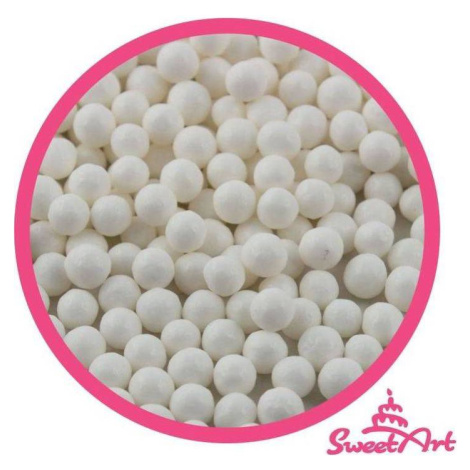 SweetArt cukrové perly bílé 5 mm (80 g) - dortis