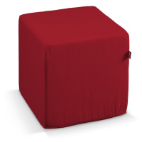 Dekoria Poťah na taburetku,kocka, červená, 40 x 40 x 40 cm, Etna, 705-60