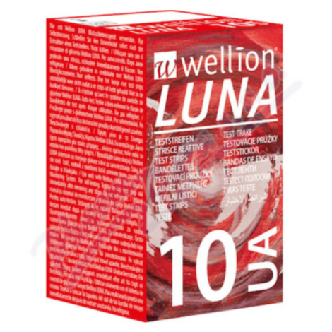 Wellion LUNA testovacie prúžky pre meranie kyseliny močovej 10 ks