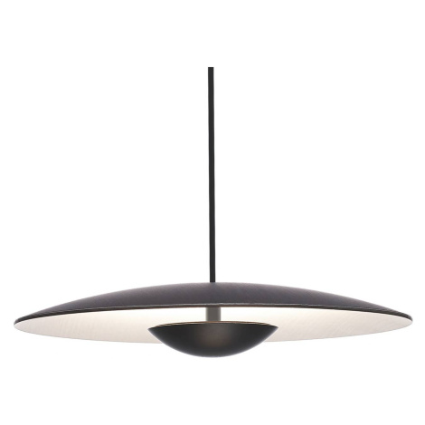 MARSET Ginger LED závesné svietidlo triac Ø32cm wenge/biela