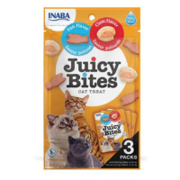 Maškrta pre mačky Inaba Juicy Bites cat Ryba & Mušľa 3x11,3g