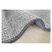 Sivý behúň 80x200 cm Wolly – BT Carpet