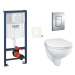 Závesný wc set do ľahkých stien / predstenová montáž Grohe Bau Ceramic SIKOGRSBAUE