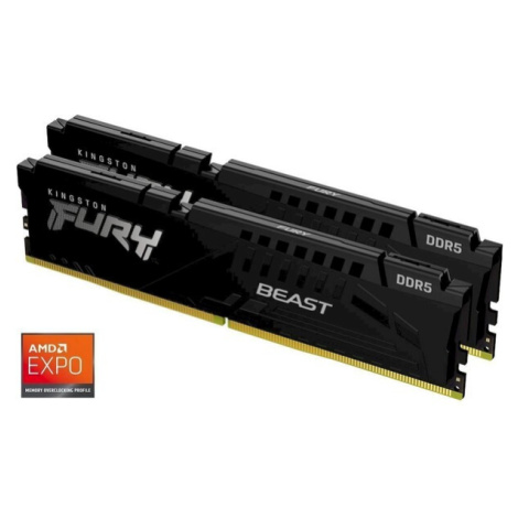 Kingston FURY Beast 32GB 6000MHz DDR5 CL30 DIMM (2x16GB) Black EXPO