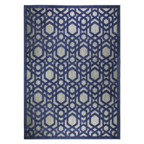 Kusový koberec Piatto Oro Blue – na ven i na doma - 120x170 cm Flair Rugs koberce