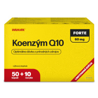 WALMARK Koenzym Q10 Forte 60 mg 50 + 10 kapsúl NAVYŠE