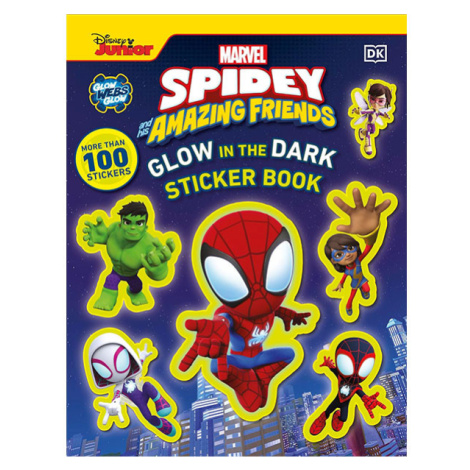 Dorling Kindersley Marvel Spidey and His Amazing Friends Glow in the Dark Sticker Book