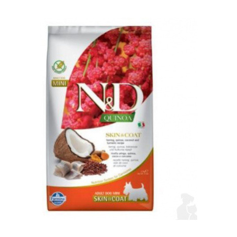 N&D Quinoa DOG Skin & Coat Herring &Coconut Mini 2,5kg