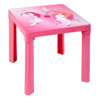 Star Plus Detský záhradný stôl, ružová