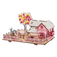 Woodcraft Drevené 3D puzzle Jesenný dom