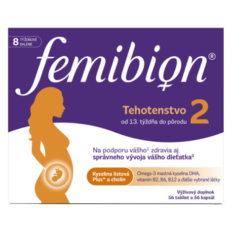 FEMIBION 2 Tehotenstvo 56 tabliet + 56 kapsúl