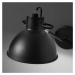 Čierna nástenná lampa Kave Home Odalis