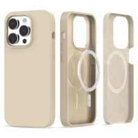 Kryt TECH-PROTECT SILICONE MAGSAFE IPHONE 14 PRO BEIGE (9319456604979)