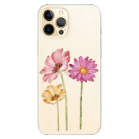 Odolné silikónové puzdro iSaprio - Three Flowers - iPhone 12 Pro Max