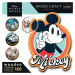 Trefl Drevené puzzle 160 dielikov - Retro Mickey Mouse / Disney Mickey Mouse and Friends