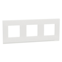 Unica Pure - Krycí rámček trojnásobný, Translucide White