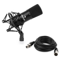 Auna CM001B štúdiový mikrofón čierny, kondenzátorový