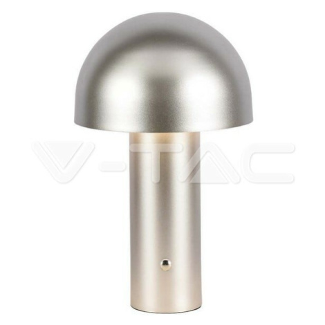LED stolová lampa 1800 mAh batéria 150*250 3V1 šampanské zlato VT-1047 (V-TAC)