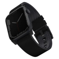 Remienok UNIQ strap Straden Apple Watch Series 4/5/6/7/SE 42/44/45mm. Leather Hybrid Strap black