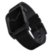 Remienok UNIQ strap Straden Apple Watch Series 4/5/6/7/SE 42/44/45mm. Leather Hybrid Strap black
