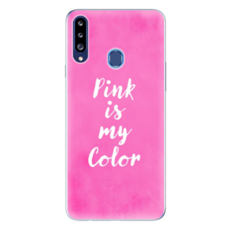 Odolné silikónové puzdro iSaprio - Pink is my color - Samsung Galaxy A20s