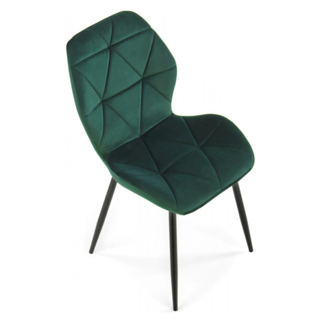 Designová stolička Noel tmavo zelená Halmar