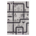Krémovobiely detský koberec Ragami City, 120 x 170 cm
